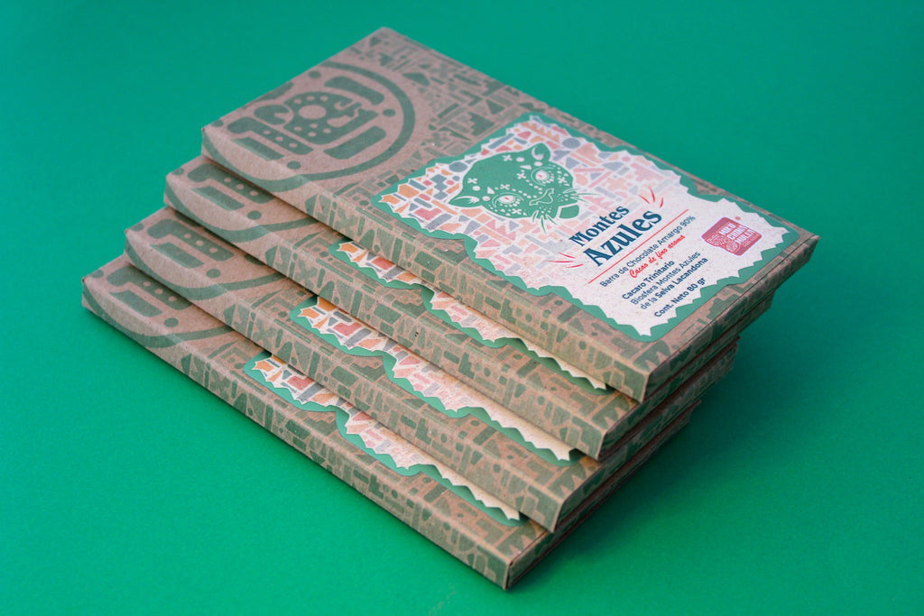 Chocolate amargo al 90% cacao trinitario de la biosfera montes azules