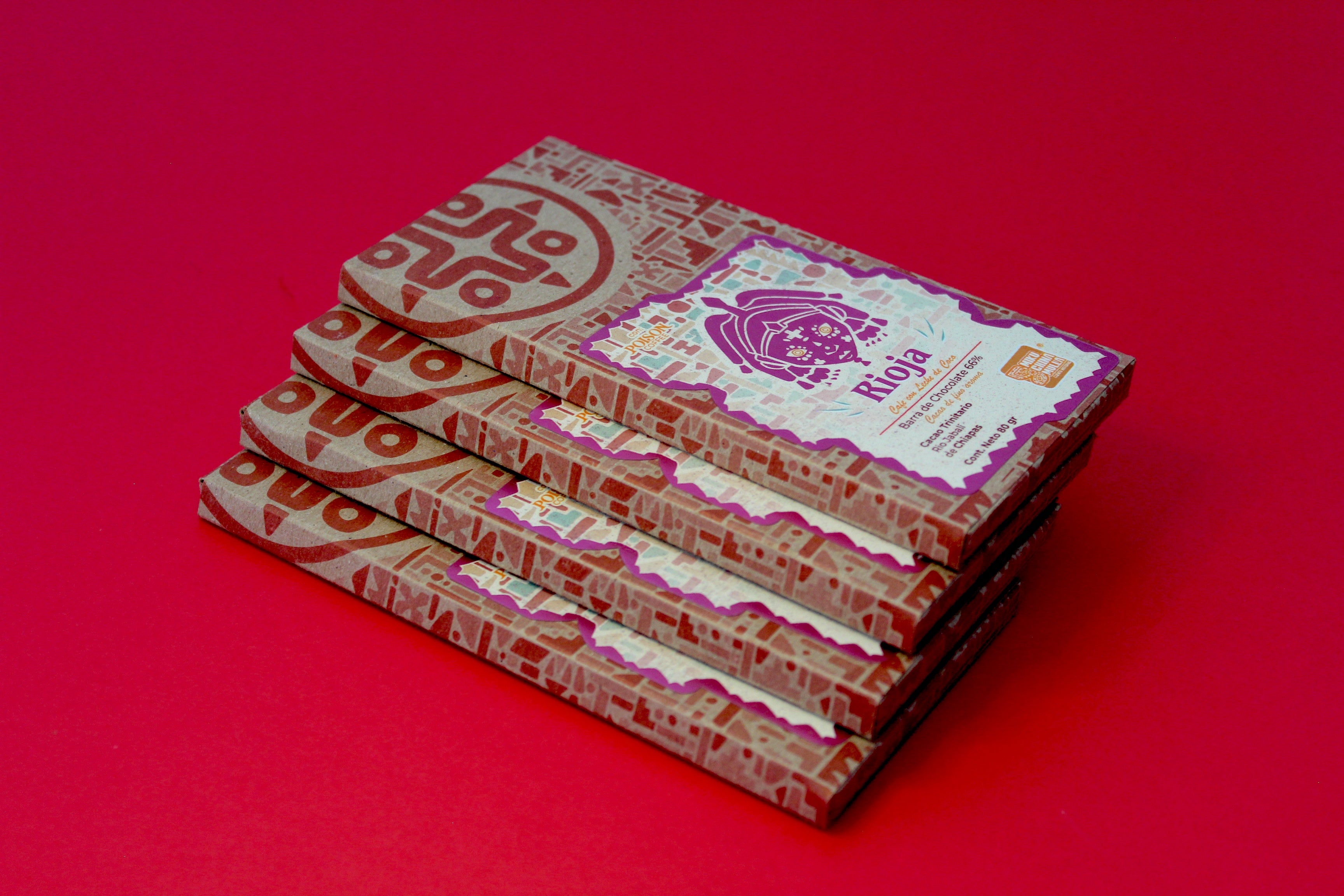 Chocolate al 66% cacao Trinitario con leche de coco y café de especialidad