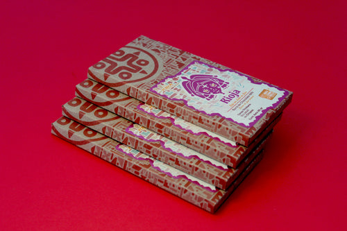 Chocolate al 66% cacao Trinitario con leche de coco y café de especialidad