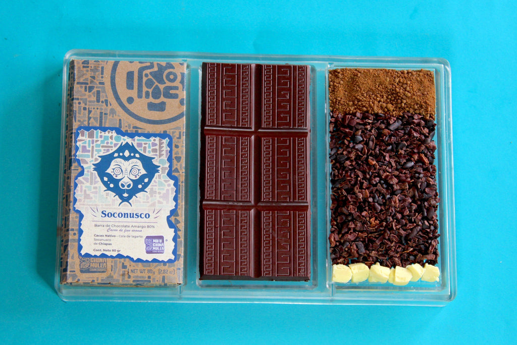 Chocolate amargo al 80% cacao de real Soconusco Chiapas