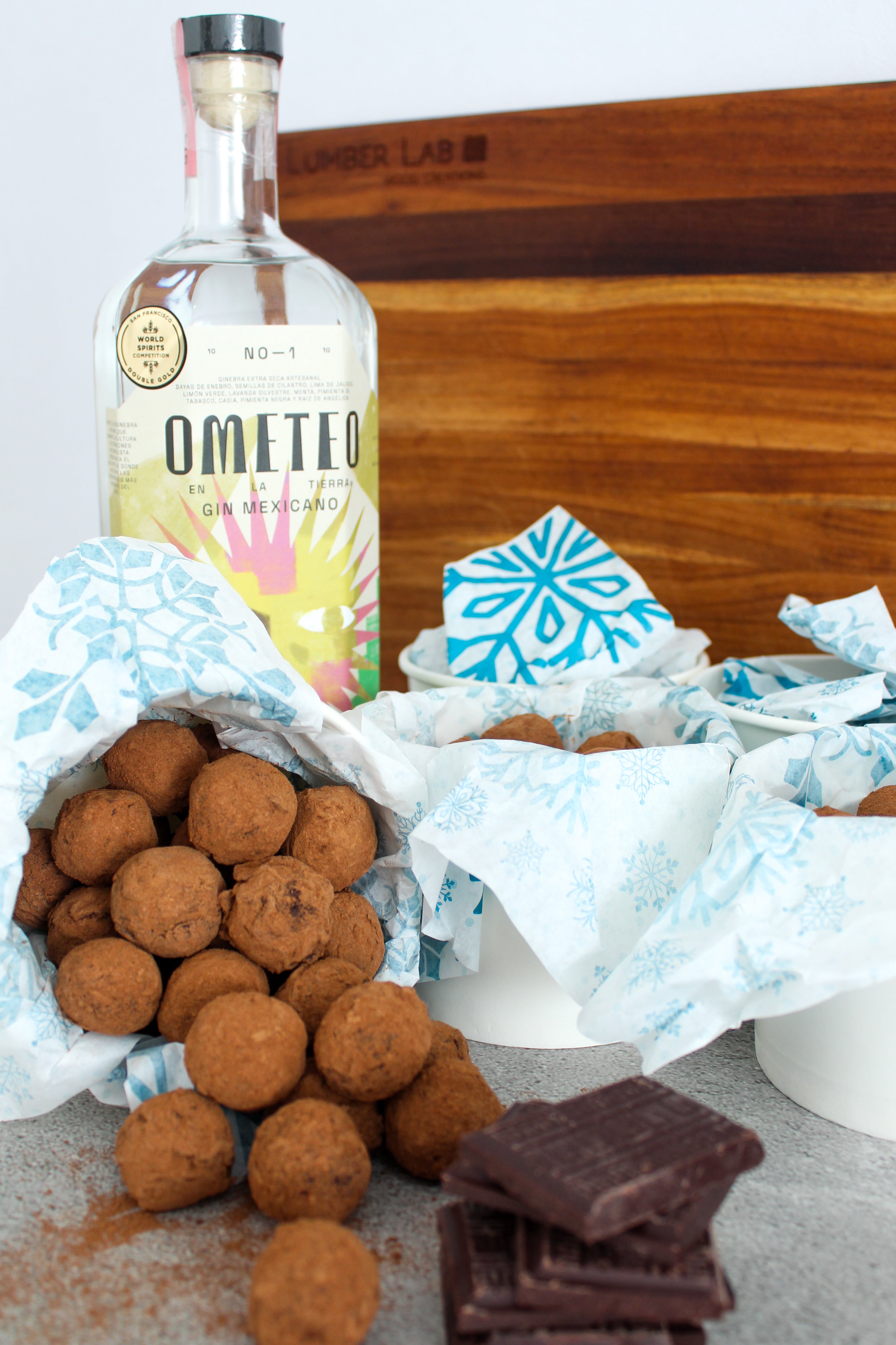 Trufas de ginebra Mexicana