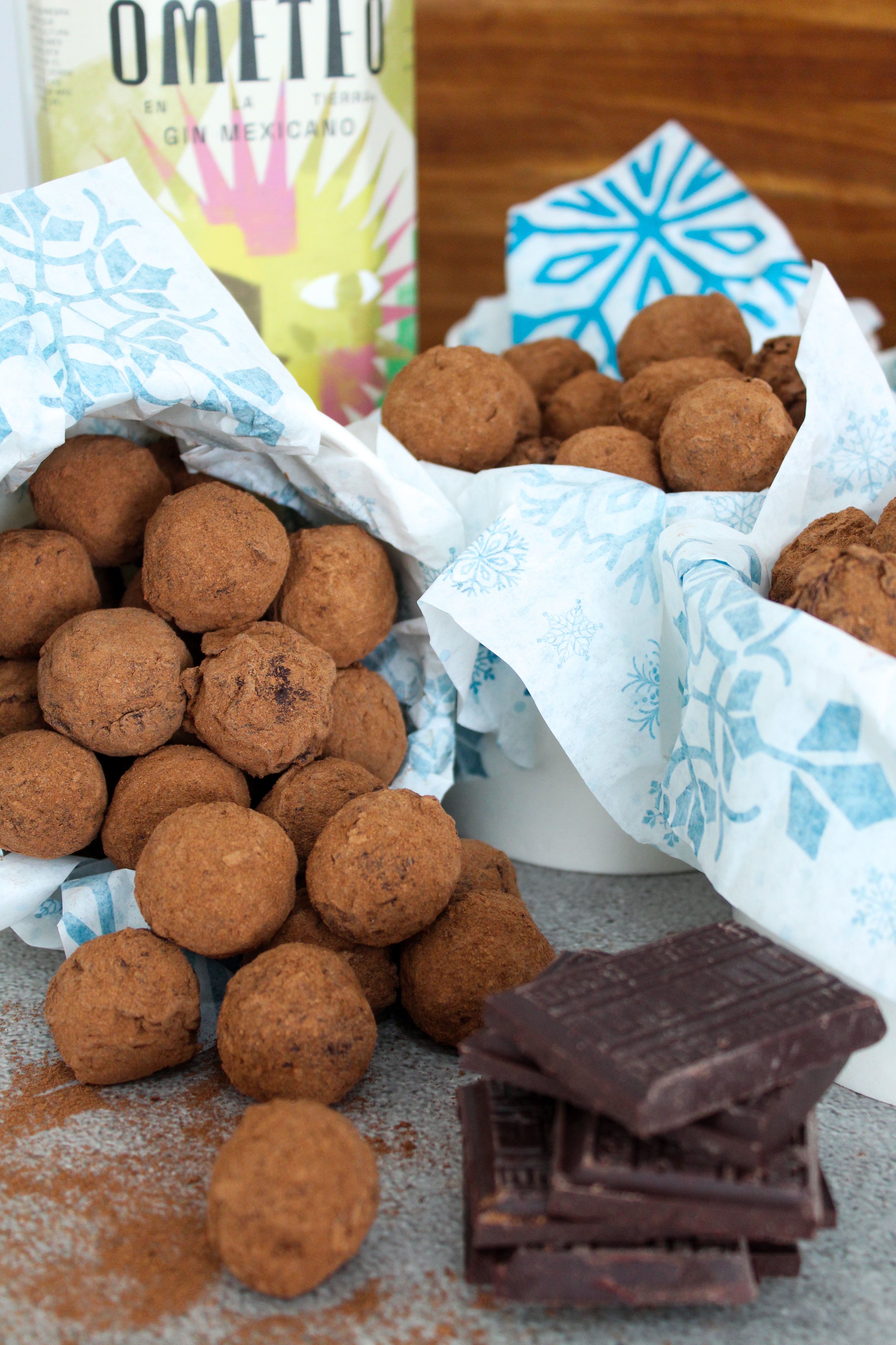 Trufas de ginebra Mexicana