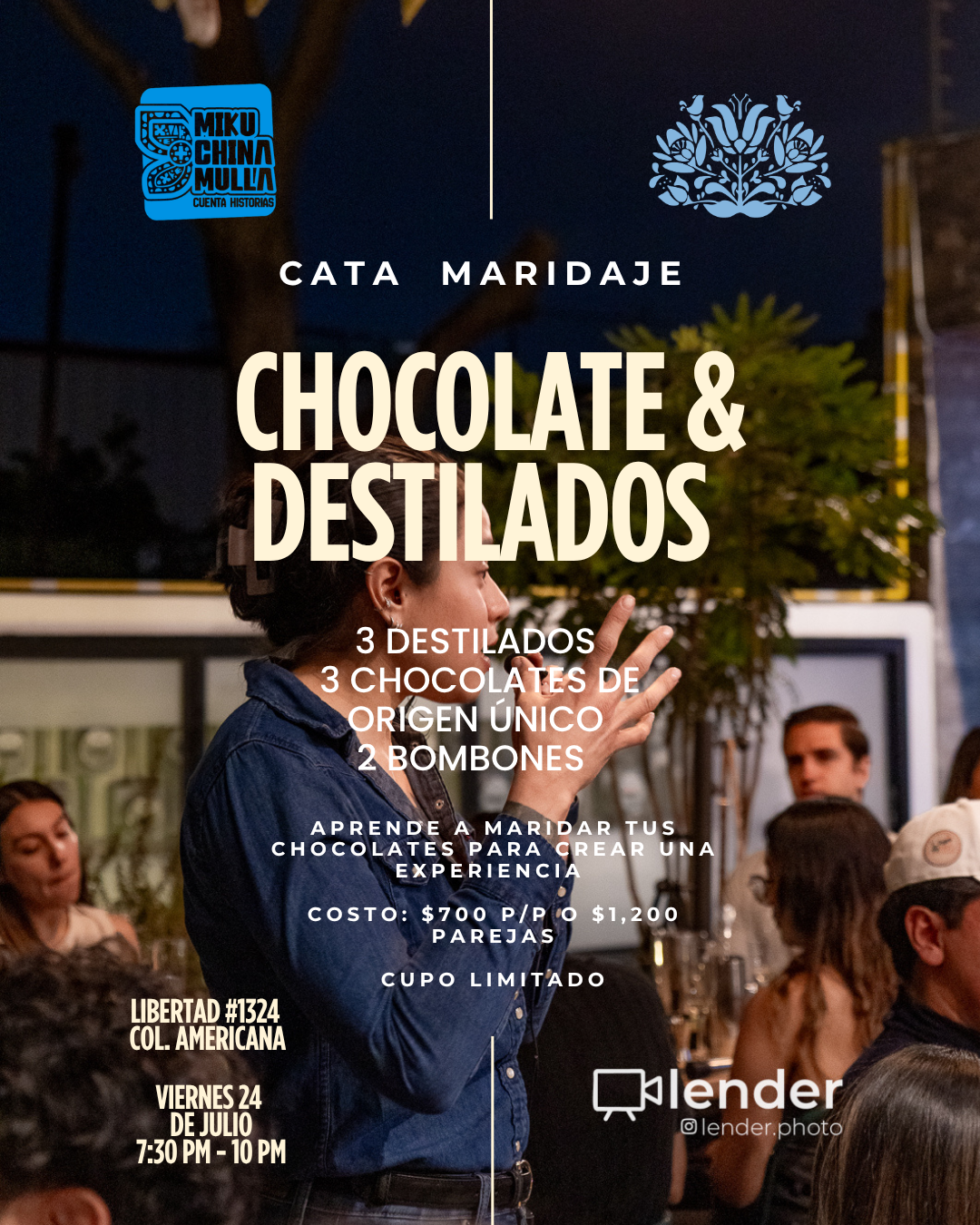 Cata de chocolates de origen unico & destilados 🍫 🥂